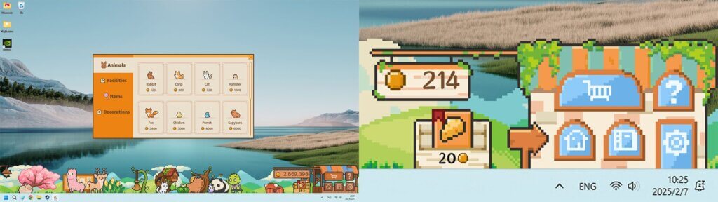 2025年おすすめゲーム：デスクトップ小動物牧場